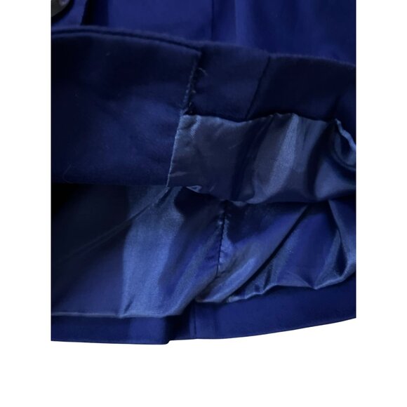 Tweeds Jacket Womens S Blue Button Front 3/4 Sleeve Lined Cotton Blend Used - Picture 5 of 14